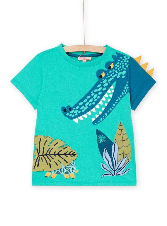 Origan T-shirt with crocodile and turtle animation ROBALTI4 / 23S902W5TMCG607