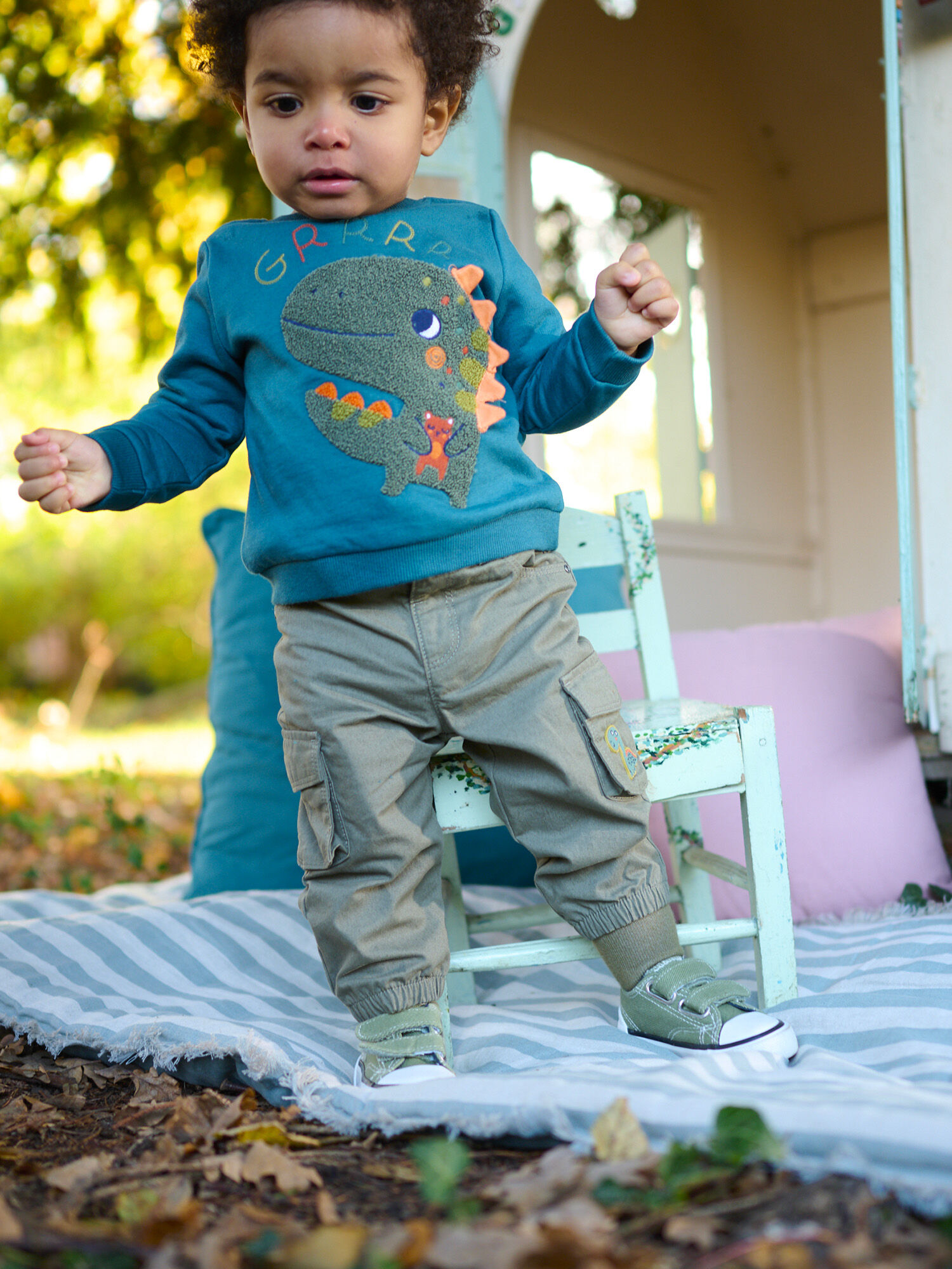 Baby boy green pants hotsell