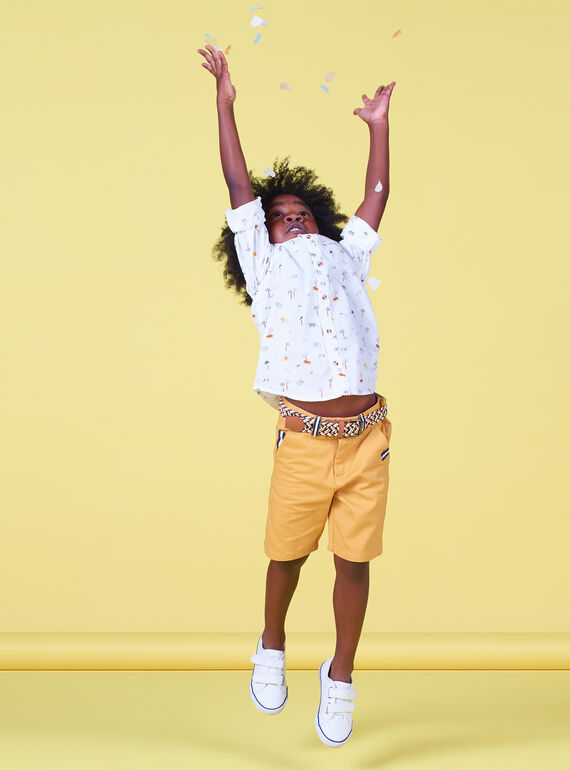 White printed shirt child boy LOJAUCHEM2 / 21S902O1CHM000