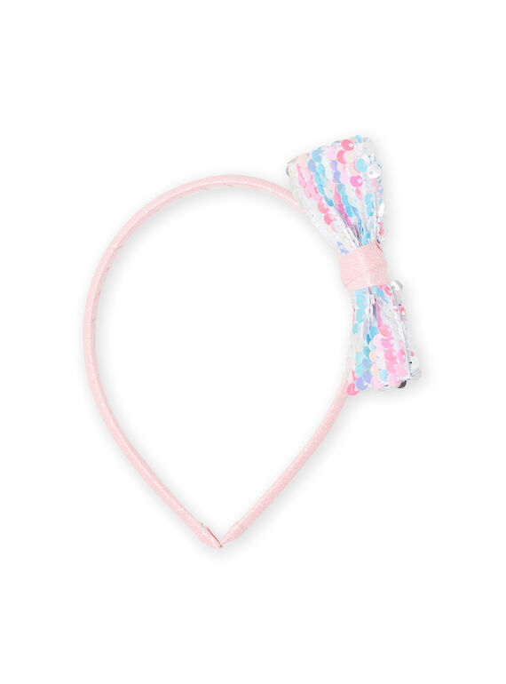 Child girl light pink headband with bow MYANOSER2 / 21WI01T2TET321