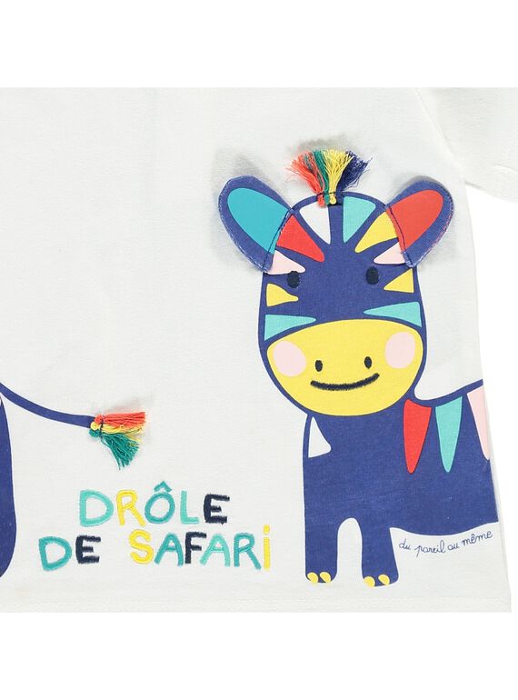 Baby boys' short-sleeved T-shirt CUFRITI1 / 18SG10H1TMC000