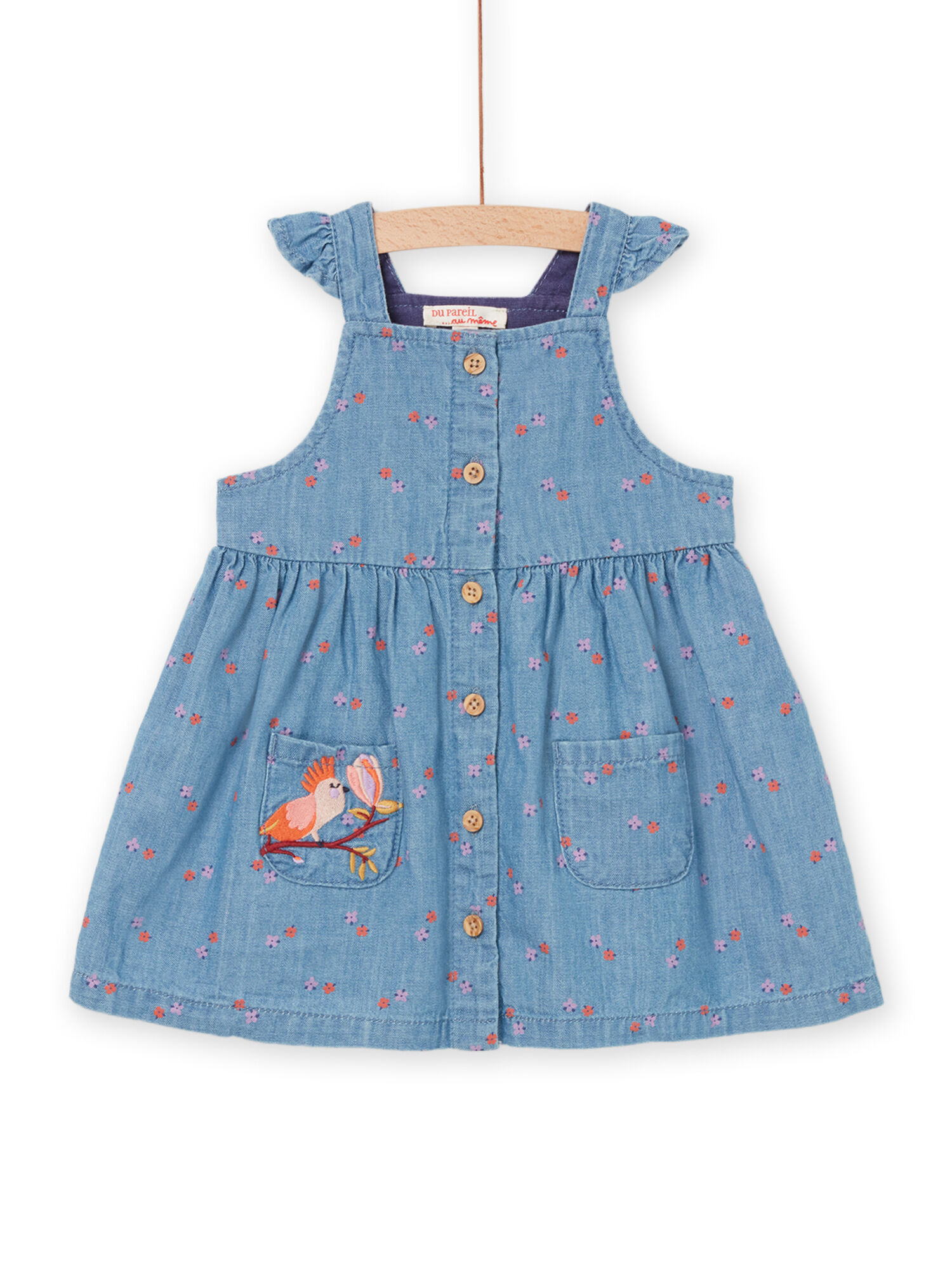 Denim and flower website top