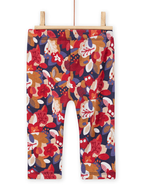 Baby Girl Floral Print Pants MIFUNPAN / 21WG09M1PAN070
