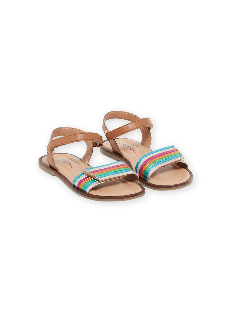 Camel leather sandals RASANDCOLOR / 23KK3562D0E804