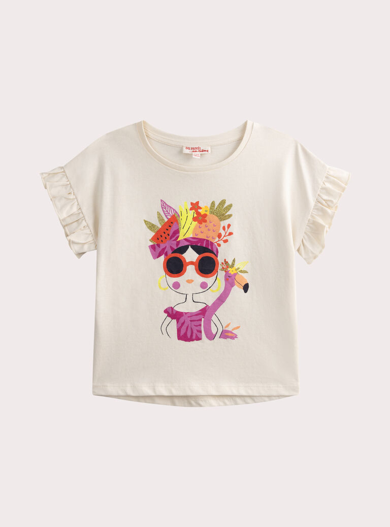 Dark off white TEE SHIRT SS WALITI2 / 25S901T1TMC003