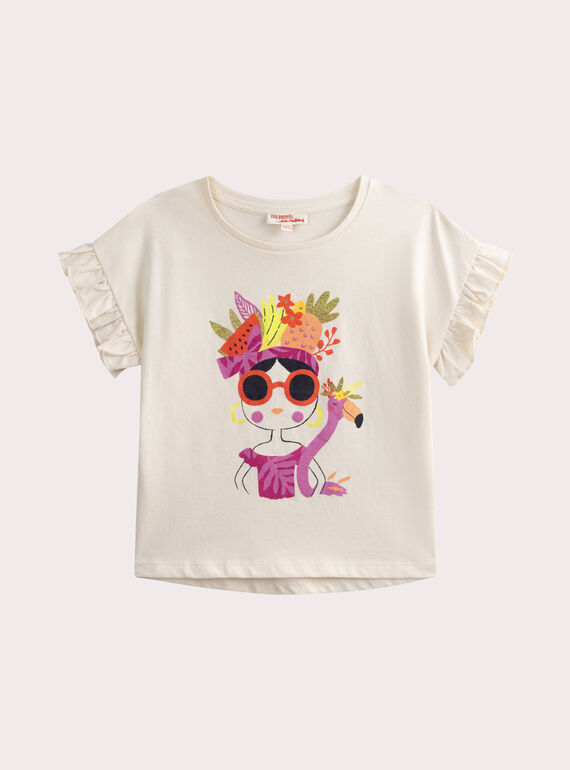 Dark off white TEE SHIRT SS WALITI2 / 25S901T1TMC003