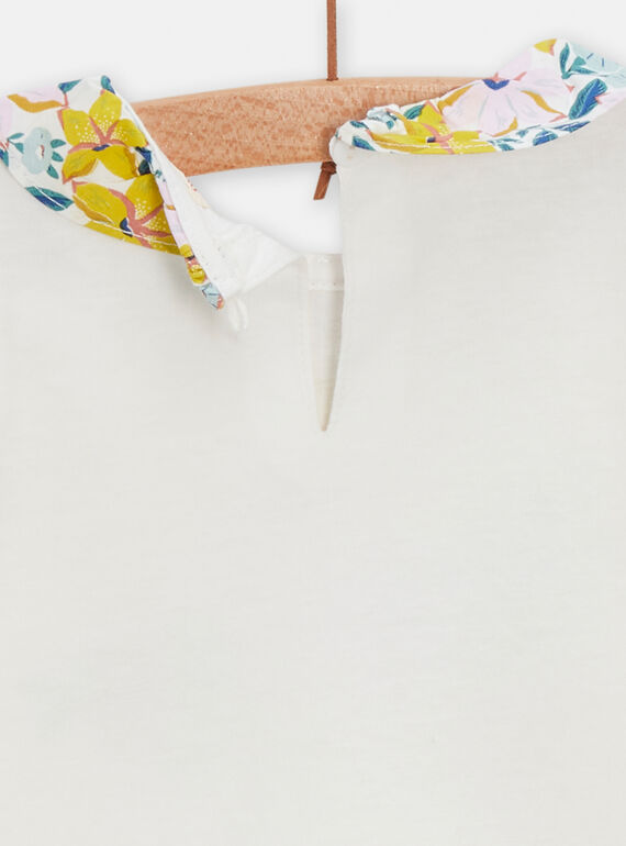 White top with bird pattern for baby girls TIPOBRA / 24SG09M1BRA001