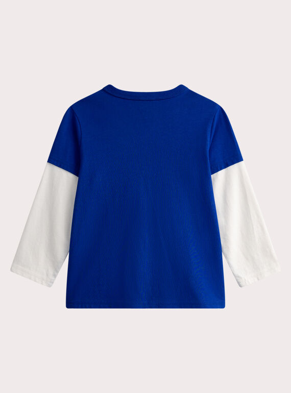 Blue TEE SHIRT SS WOBOTEE / 25S902R4TMCC238