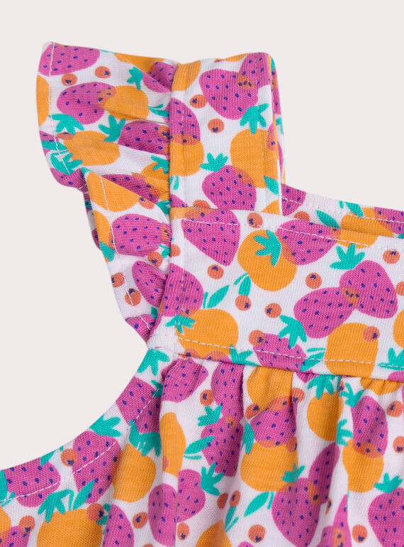 White ROMPER WIPLABAR1 / 25SG09O2BAR000