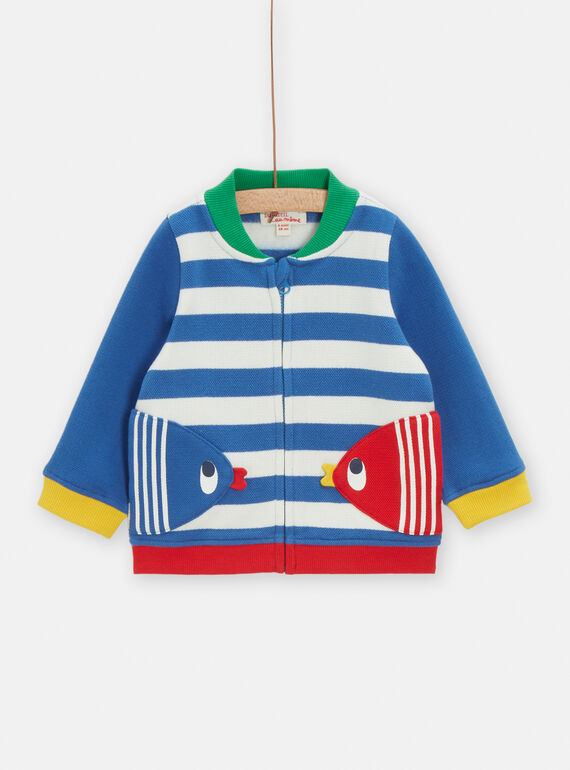 Baby Boy Multicolored Fish Vest TUCLUGIL / 24SG10O1GILC212