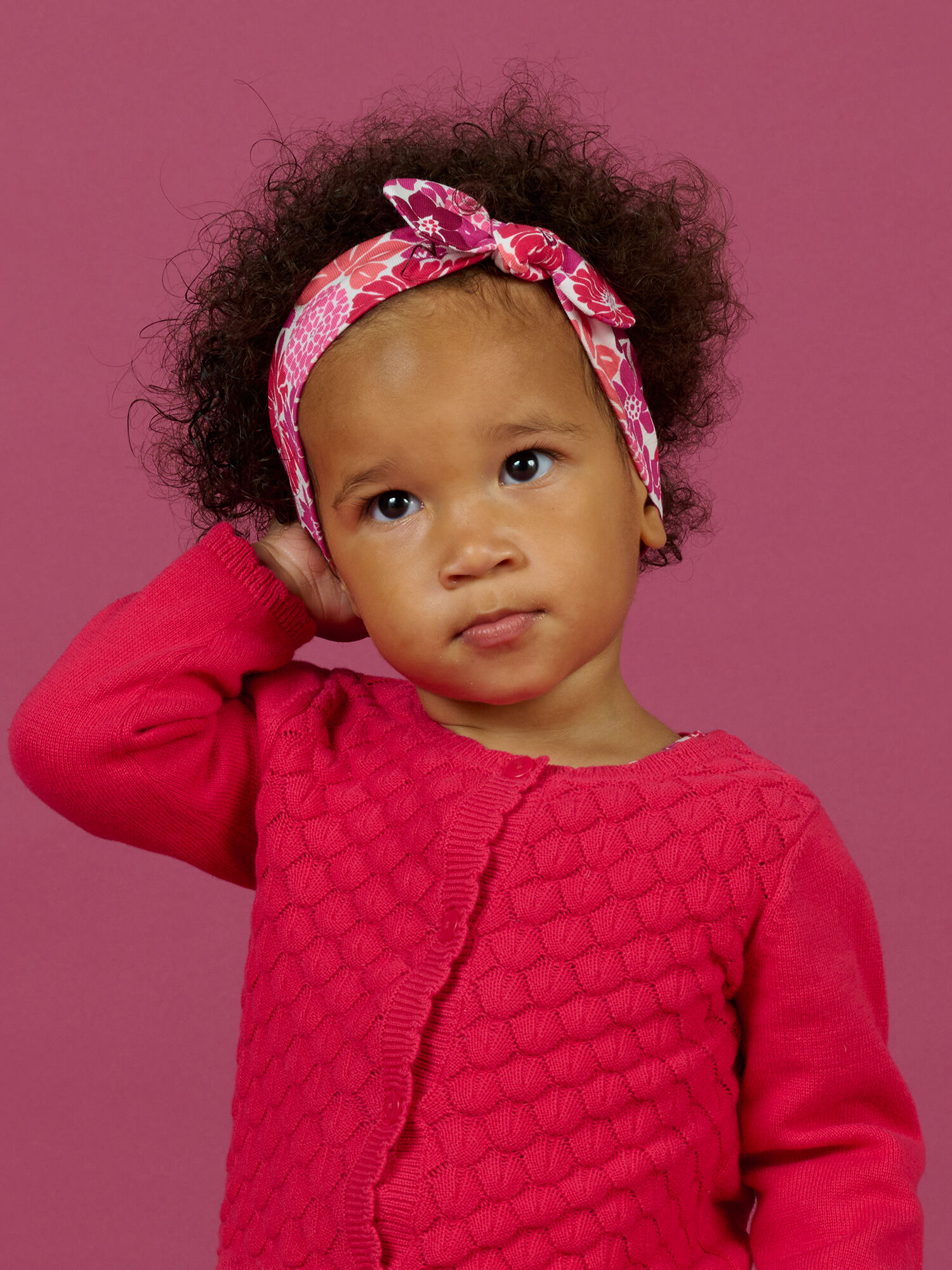 Baby pink knitwear top