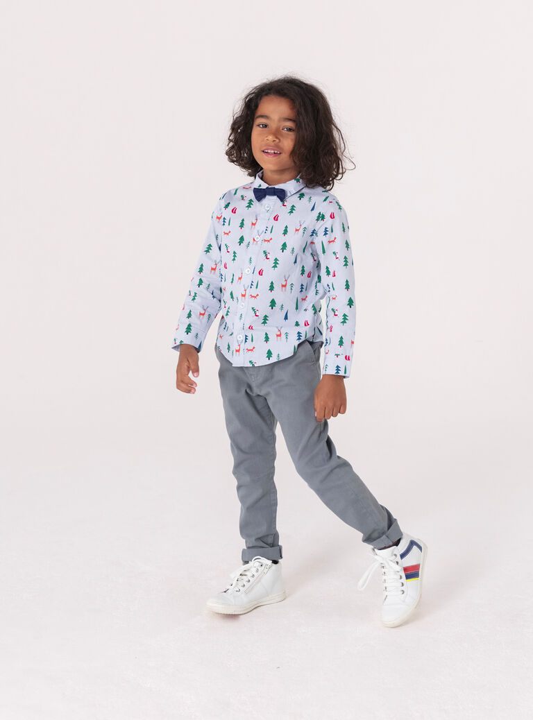 Blue SHIRT VOWACHEM / 24W902T1CHMC227