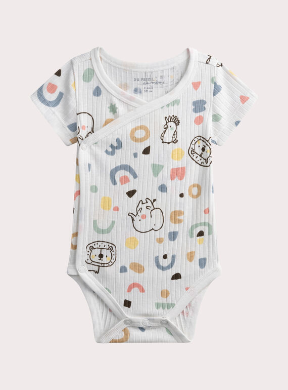 Ivory NEWBORN BODY SUIT WOU3BOD2 / 25SF04X2BDN005