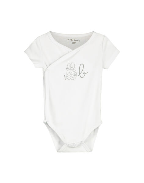 Unisex babies' short-sleeved bodysuit FOU1BOD5 / 19SF7715BOD000