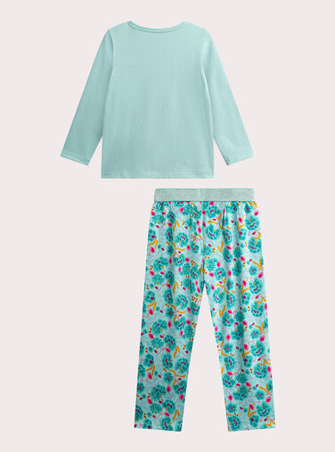 Tropical aniamtion pajamas for girls VEFAPYJBLU / 24WH1174PYJ203