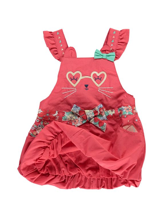 Baby girls' strappy dress CIBUROB4 / 18SG09K4ROBF515