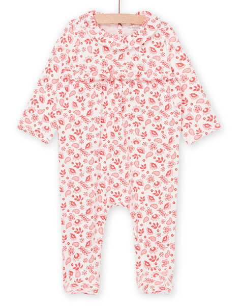 Sleep suit with flower print REFIGREAOP / 23SH13D3GRE001