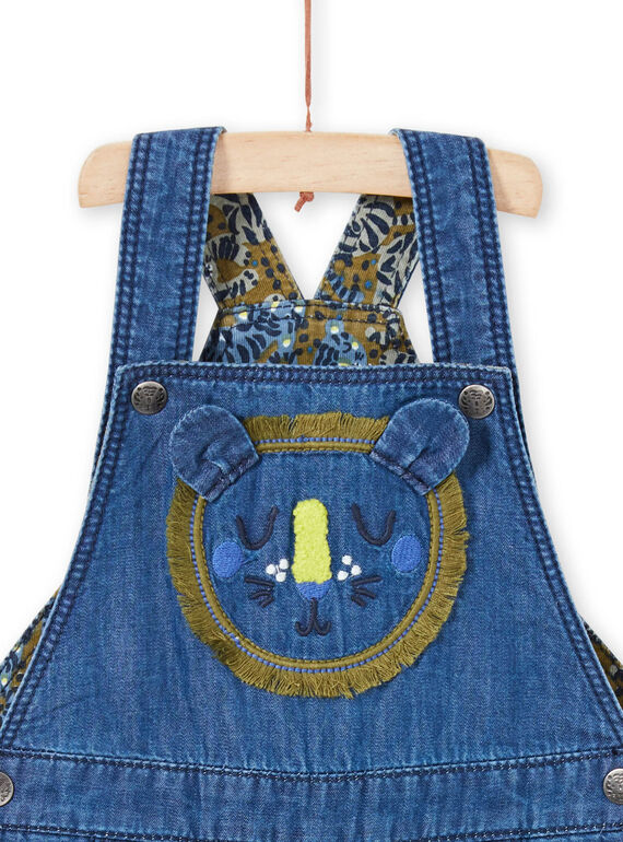Baby boy lion head animation denim overalls MUKASAL / 21WG10I1SALP274