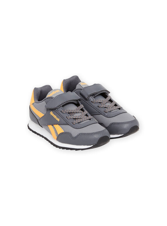 Child boy grey Reebok sneakers with yellow details MOG58315 / 21XK3643D36940