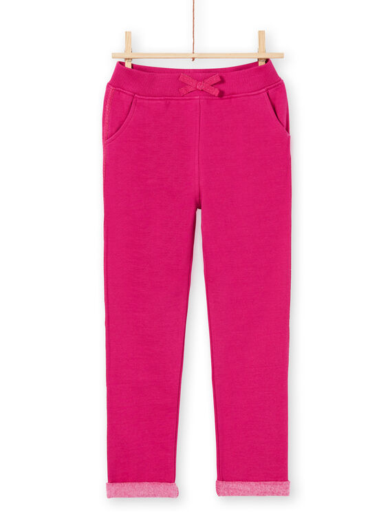 Girl's pink jogging suit MAJOBAJOG4EX / 21W90117JGBD312