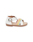 White leather sandals RISANDMULTI / 23KK3761D0E000