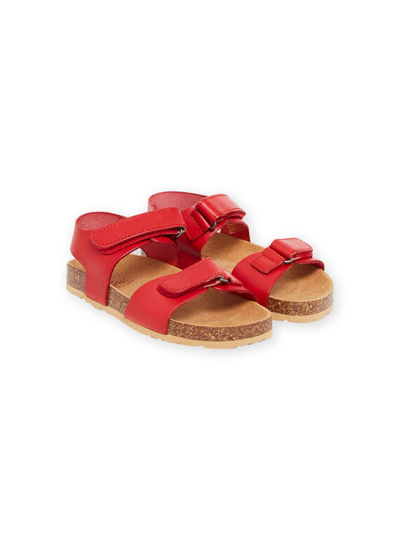 Red sandals child boy NONUEMMANUEL / 22KK3641D0E050