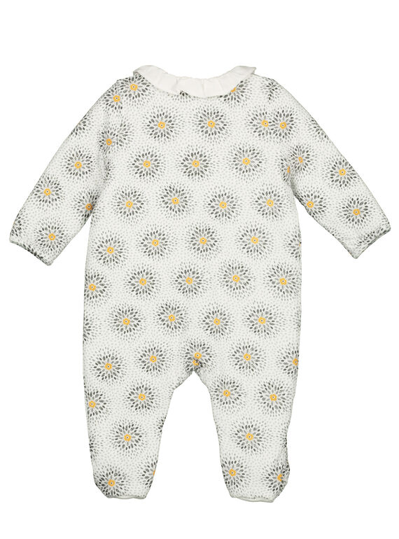 Unisex babies' printed sleepsuit GOU1GRE2 / 19WF0511GRE001