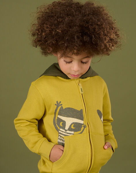 Raccoon print hoodie PORHUGIL1 / 22W902Q2GILB117