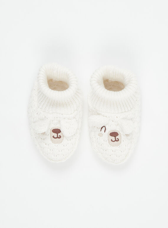 Off-white knitted slippers SOU1CHOS2 / 23WF4212CHPA001