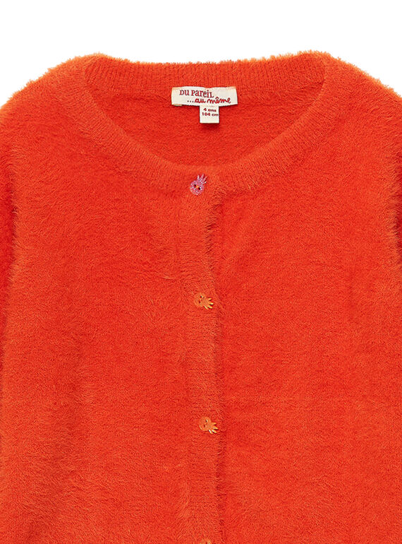 Light orange Cardigan JAVICAR / 20S901D1CAR406