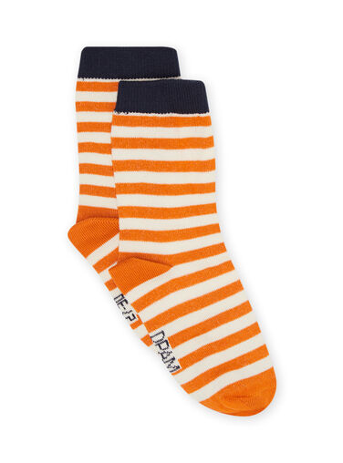 Baby boy orange socks NYOJOCHOR5 / 22SI0263SOQE410