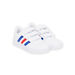 White ADIDAS sneakers with two-tone details child boy