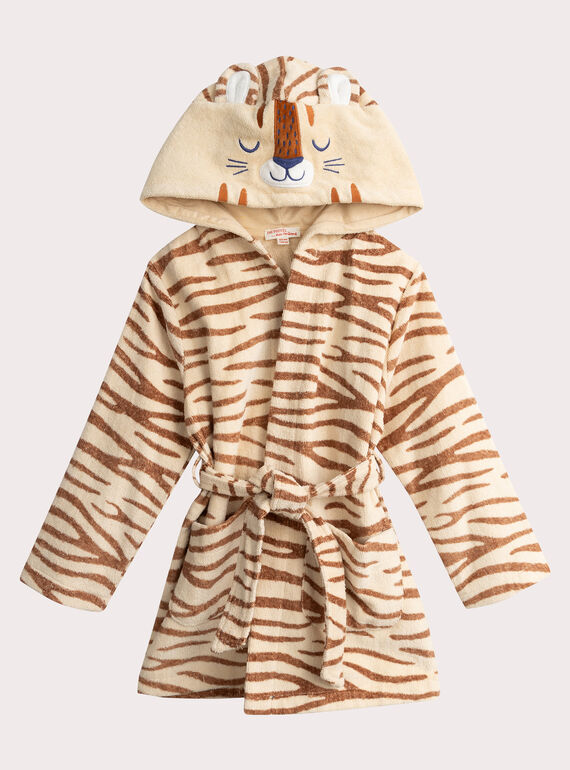 Tiger bathrobe for girls  VEFAROBTIG / 24WH1171RDC810