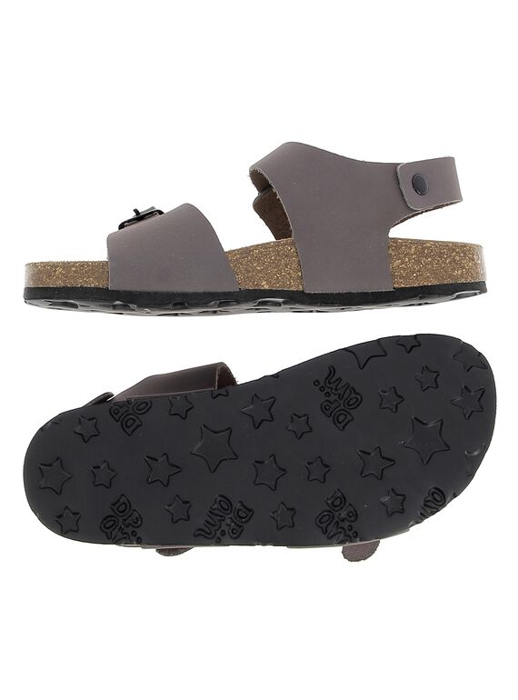 Boys' leather sandals CGNUGRIS / 18SK36W7D0E940