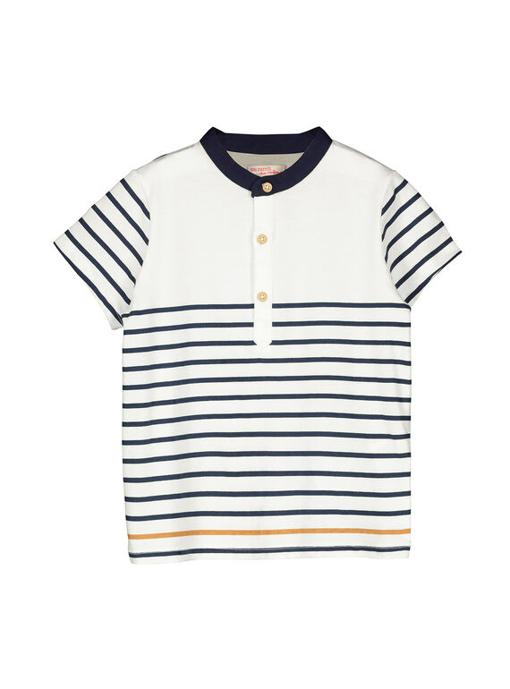 Boy's striped T-shirt FOJOUTI1 / 19S902T1TMC000