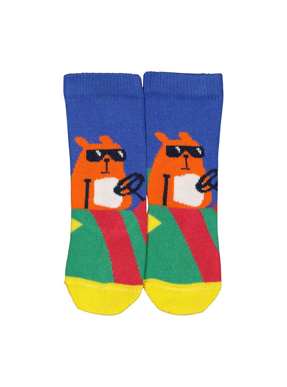 Baby boys' mid length socks FYUCOCHO / 19SI1081SOQ703