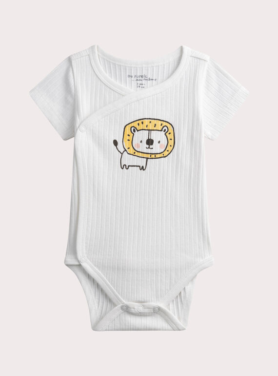 Ivory NEWBORN BODY SUIT WOU3BOD2 / 25SF04X2BDN005