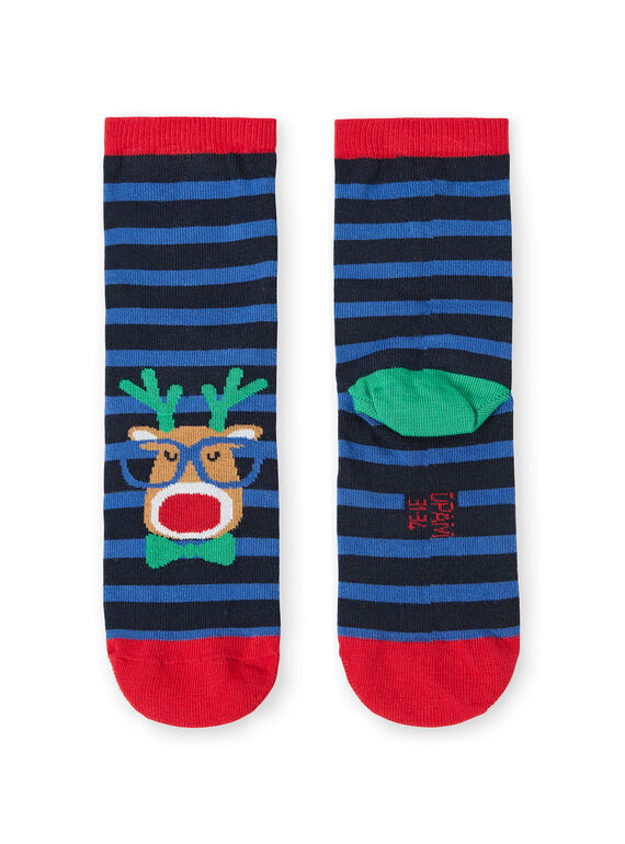 Navy SOCKS KYONOCHO / 20WI02Q1SOQ705