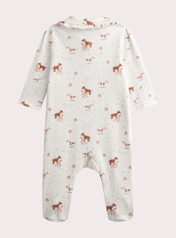 Off white BABYGROW WEFIGRECHE / 25SH13B3GRE001