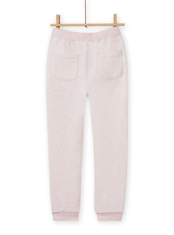 Girl's pink jogging pants MAJOBAJOG2 / 21W90111JGBD314
