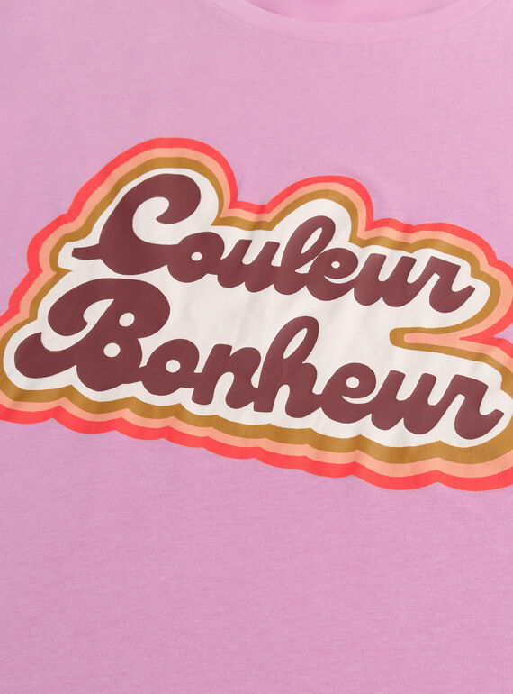 Dark rose TEE SHIRT SS WAMUMTI1 / 25S993W1TMC313