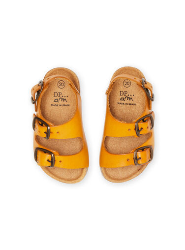 Yellow sandals baby boy NUNUJEAN / 22KK3841D0E010