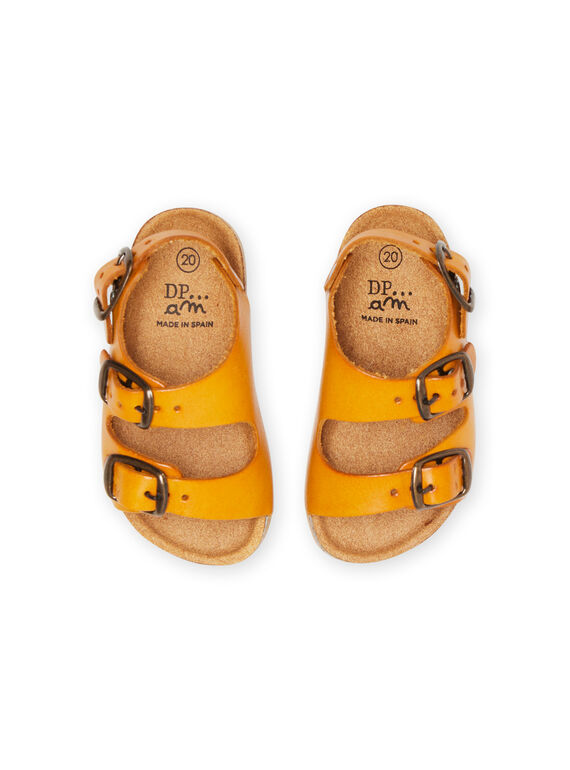 Yellow sandals baby boy NUNUJEAN / 22KK3841D0E010