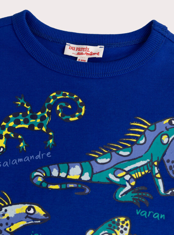 Blue TEE SHIRT SS WOBOTEE / 25S902R4TMCC238