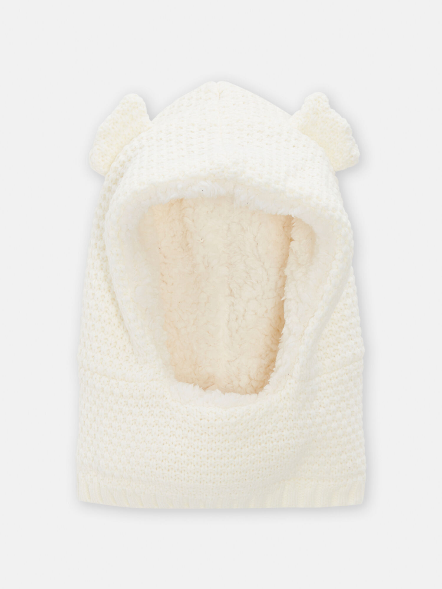 Girl s ecru balaclava buy online Hat Cap Scarf DPAM International Website