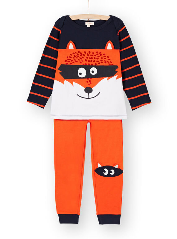 Children's pyjama boy side striped fox design LEGOPYJRENA / 21SH125EPYJ705