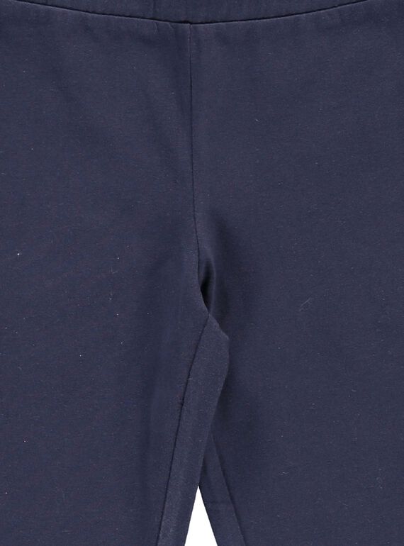 Girls' plain leggings CYAJOLEG1 / 18SI01R1D26070