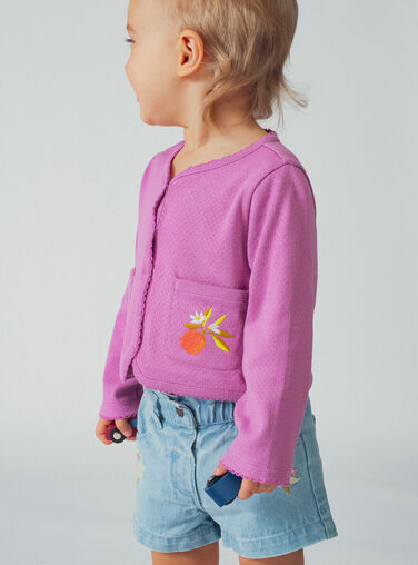 Purple CARDIGAN WILICAR1 / 25SG09T1CAR708