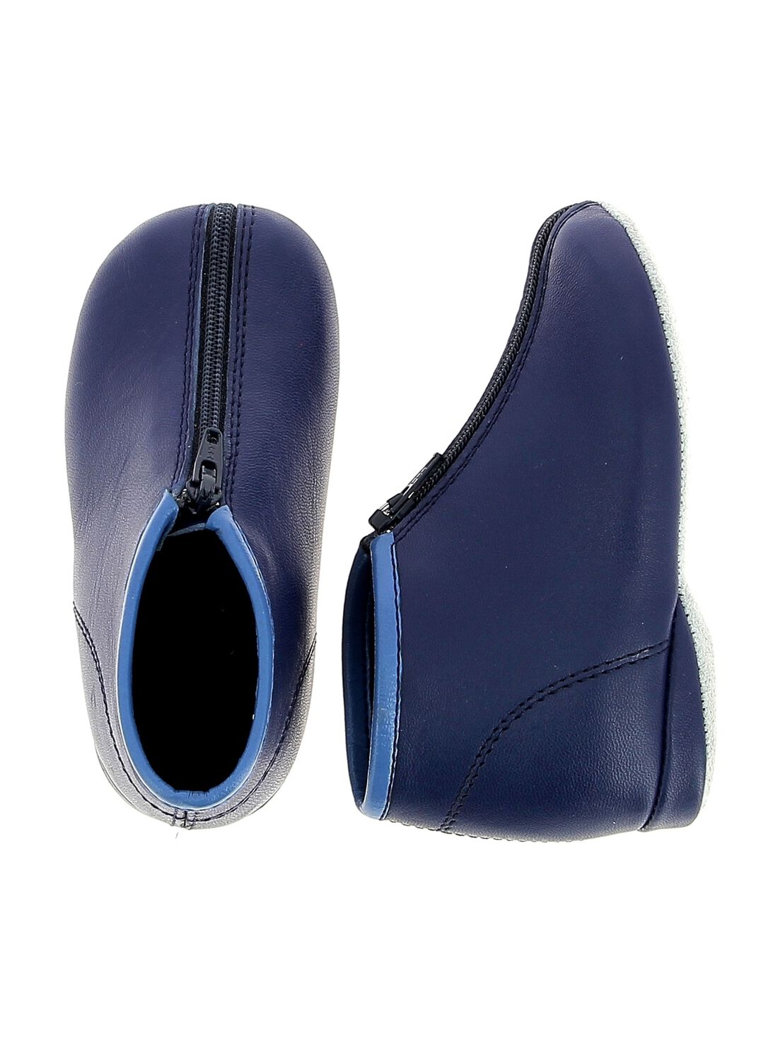navy booties