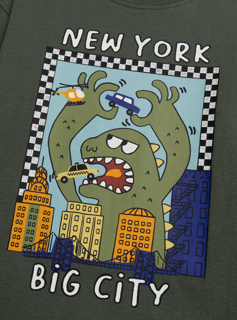 Green TEE SHIRT LS XOCOTEE3 / 25W902O3TMLG608